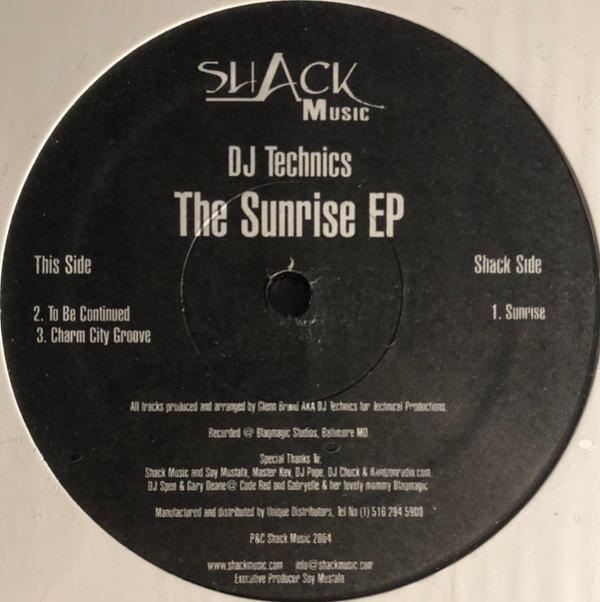 DJ Technics - The Sunrise EP