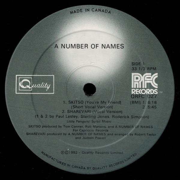 A Number Of Names - Skitso / Sharevari