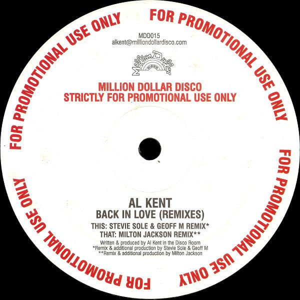 Al Kent - Back In Love (Remixes)