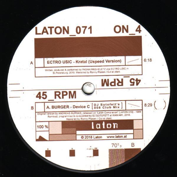 Andreas Burger, Ectro Usic - Kratal / Device C (DJ Sotofett's 808 Club Mix)