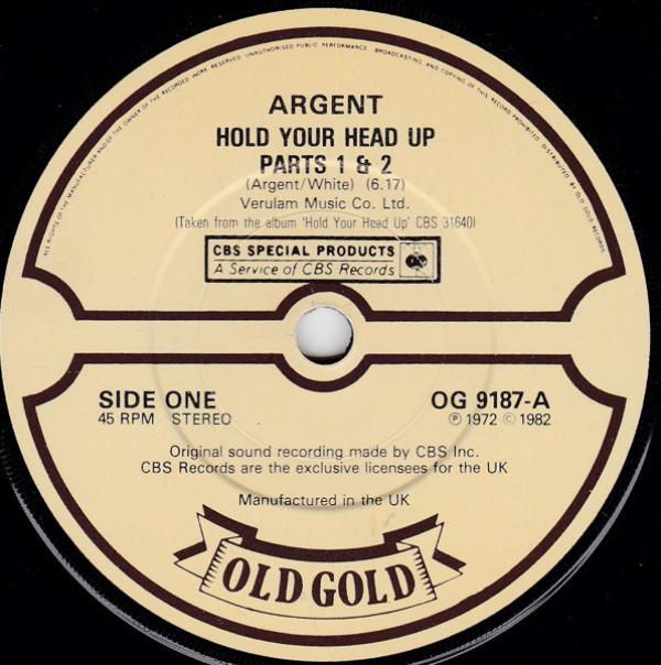Argent - Hold Your Head Up (Parts 1 & 2)