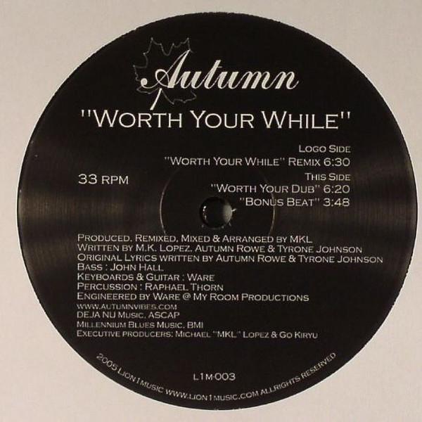 Autumn  - Worth Your While