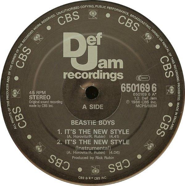 Beastie Boys - It's The New Style