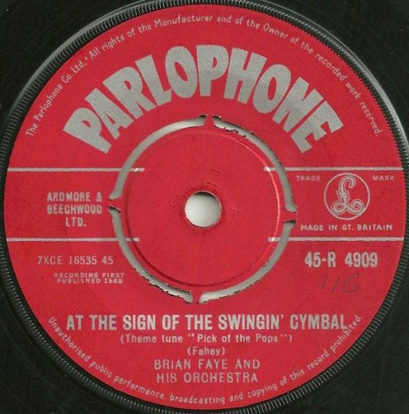 Brian Fahey And His Orchestra - At The Sign Of The Swinging Cymbal