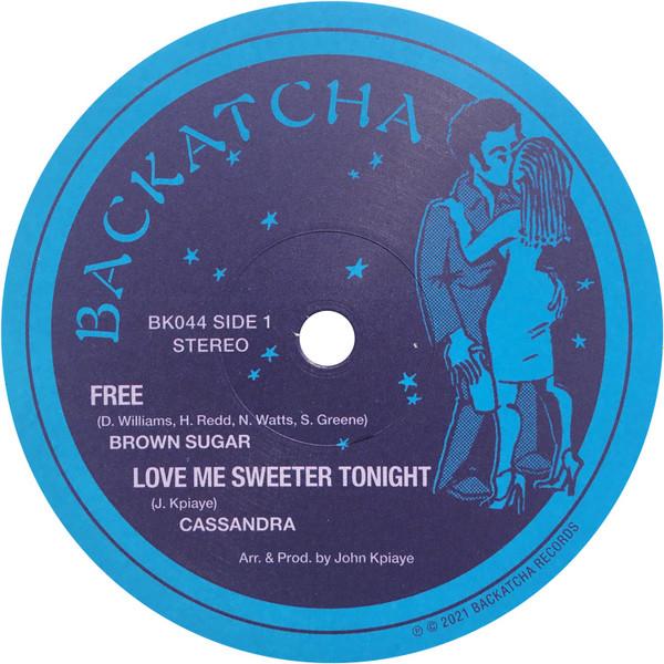 Brown Sugar (4), Cassandra (10), Jean Barrett - Free / Love Me Sweeter Tonight / For The Love Of You
