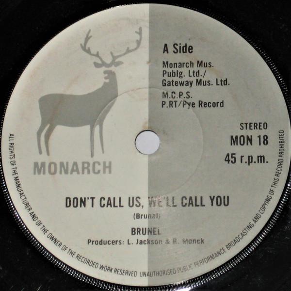Brunel (2) - Don't Call Us, We'll Call You