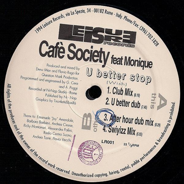 Café Society (2) - U Better Stop