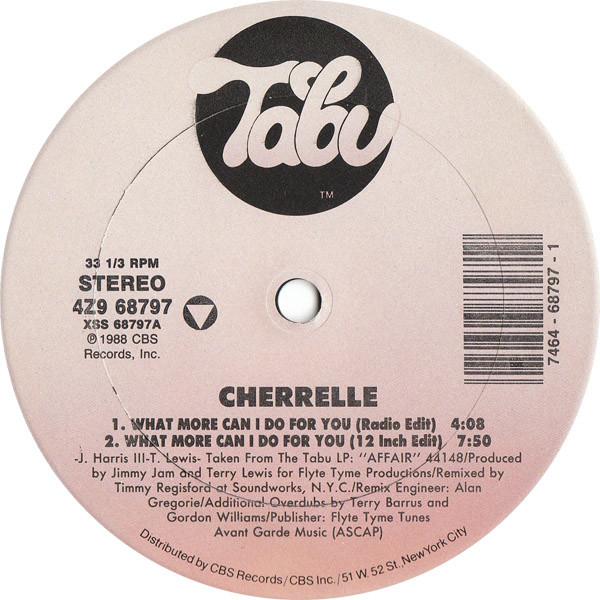 Cherrelle - What More Can I Do For You