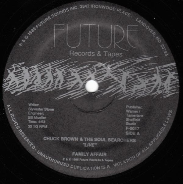 Chuck Brown & The Soul Searchers - Family Affair / The Christmas Song