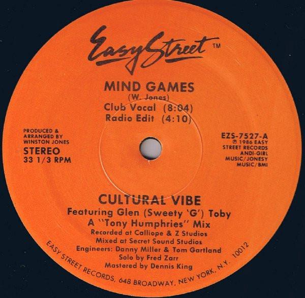 Cultural Vibe, Glenn "Sweety G" Toby - Mind Games