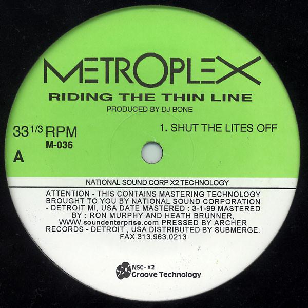 DJ Bone - Riding The Thin Line