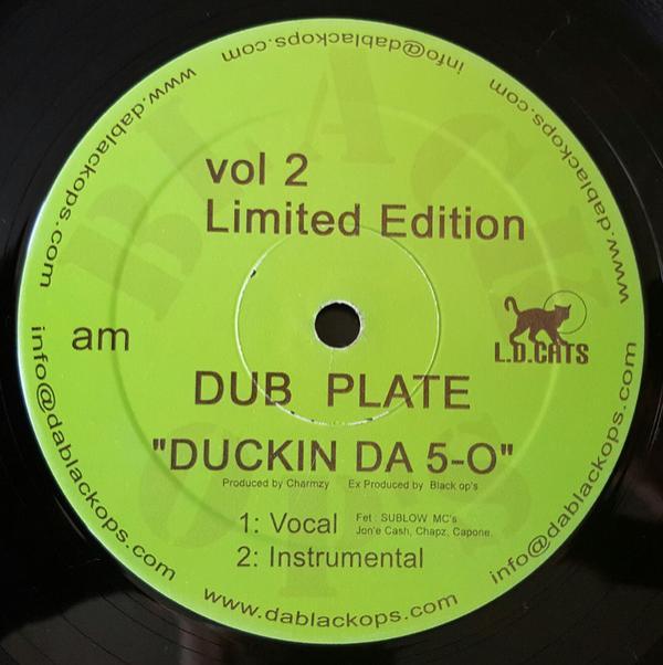 DJ Charmzy, Jon E Cash - Dub Plate (Vol 2) Limited Edition