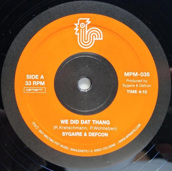 DJ Defcon, Sygaire - We Did Dat Thang