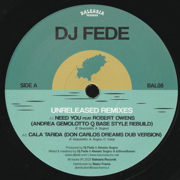 DJ Fede - Unreleased Remixes