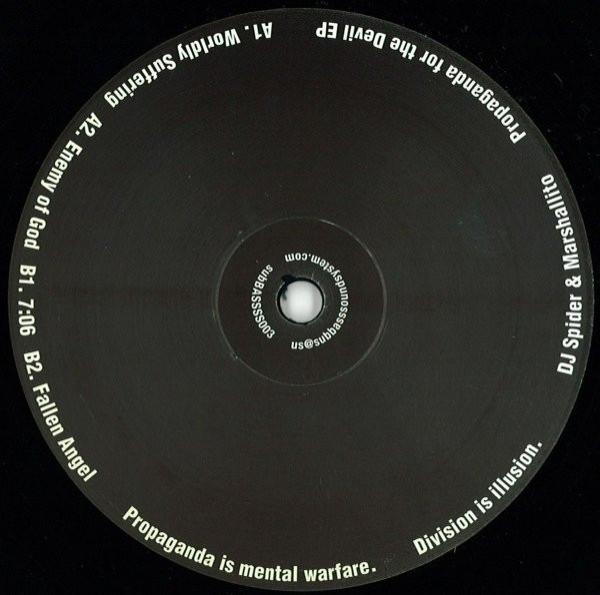 DJ Spider (6), Marshallito - Propaganda For The Devil EP