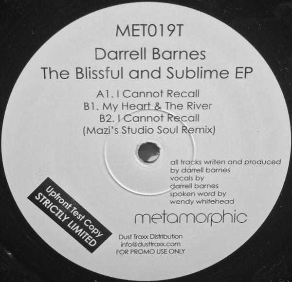 Darrell Barnes - The Blissful & Sublime EP