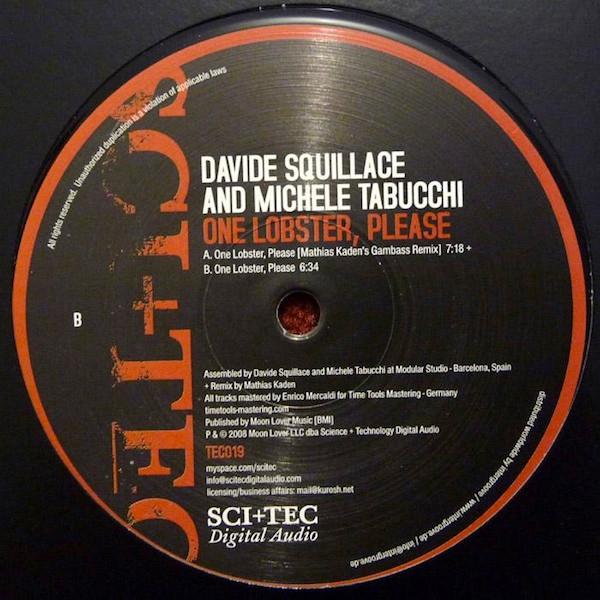 Davide Squillace, Michele Tabucchi - One Lobster, Please