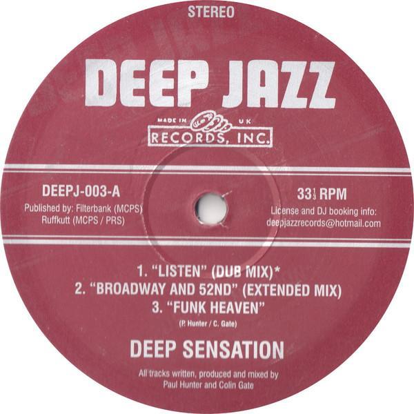 Deep Sensation - Five Track Extended Play