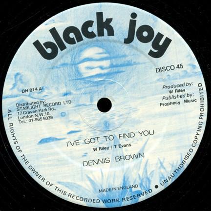 Dennis Brown - I've Got To Find You