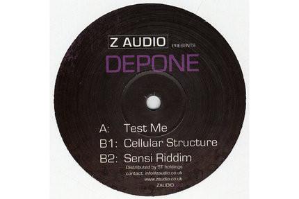 Depone - Test Me / Cellular Structure / Sensi Riddim