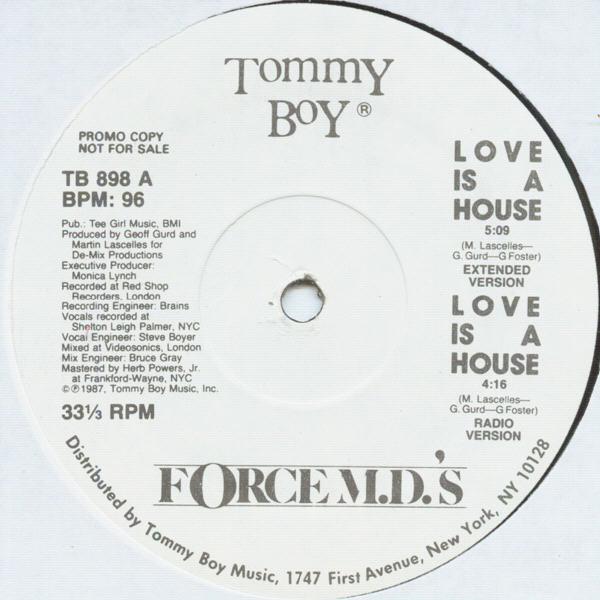Force MD's - Love Is A House