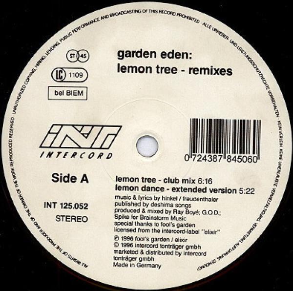Garden Eden - Lemon Tree
