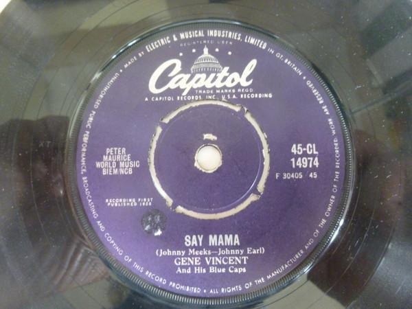 Gene Vincent & His Blue Caps - Say Mama/Be Bop Boogie Boy