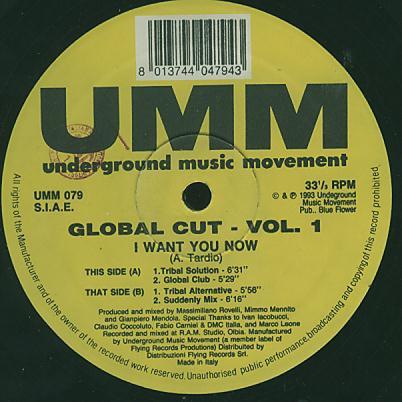 Global Cut (4) - Vol. 1 (I Want You Now)