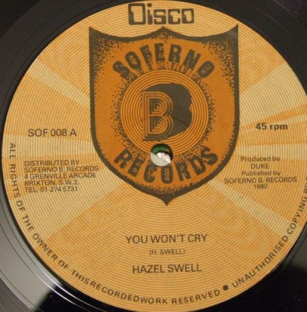Hazel Sewell - You Won't Cry
