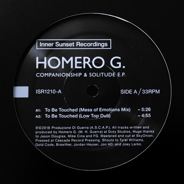 Homero G. - Companionship & Solitude E.P.