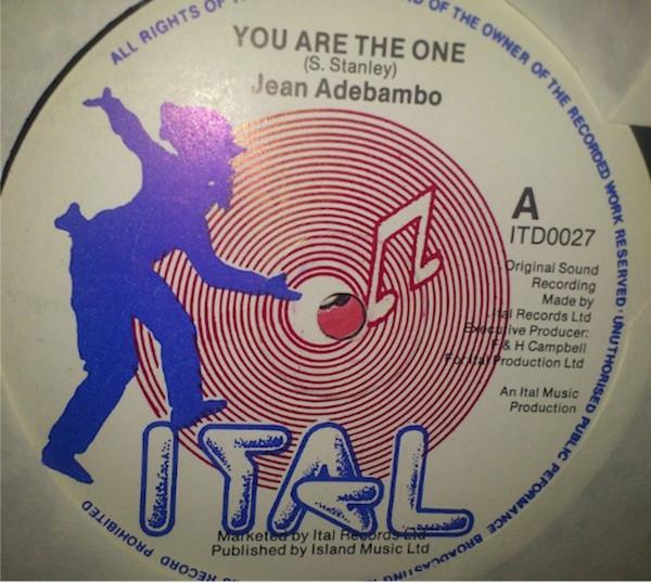 Jean Adebambo - You Are The One