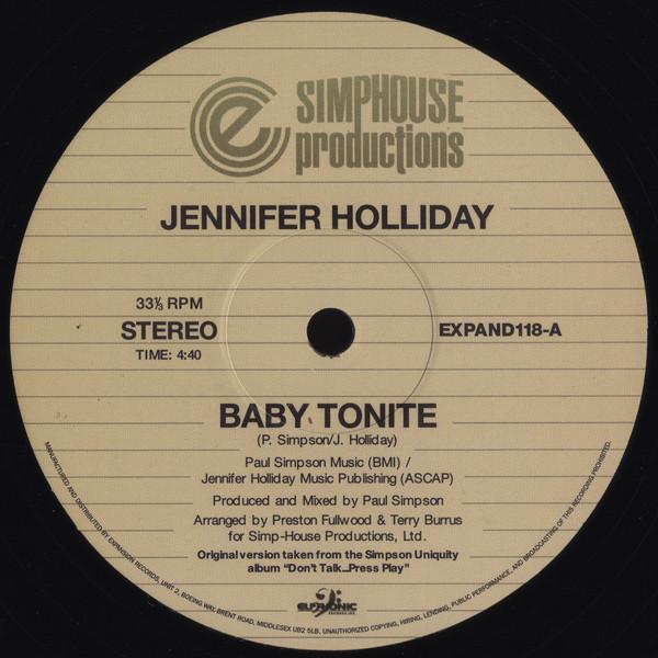 Jennifer Holliday - Baby Tonite