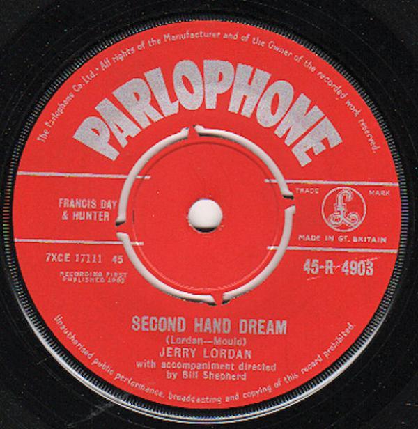 Jerry Lordan - Second Hand Dream