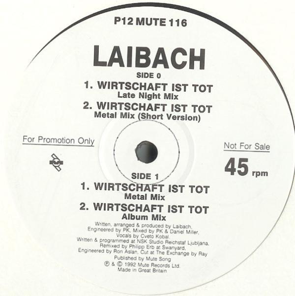 Laibach - Wirtschaft Ist Tot