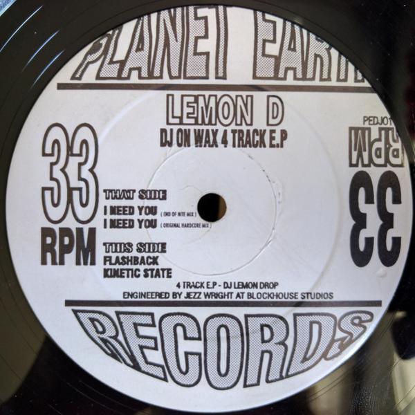 Lemon D - DJ On Wax 4 Track E.P