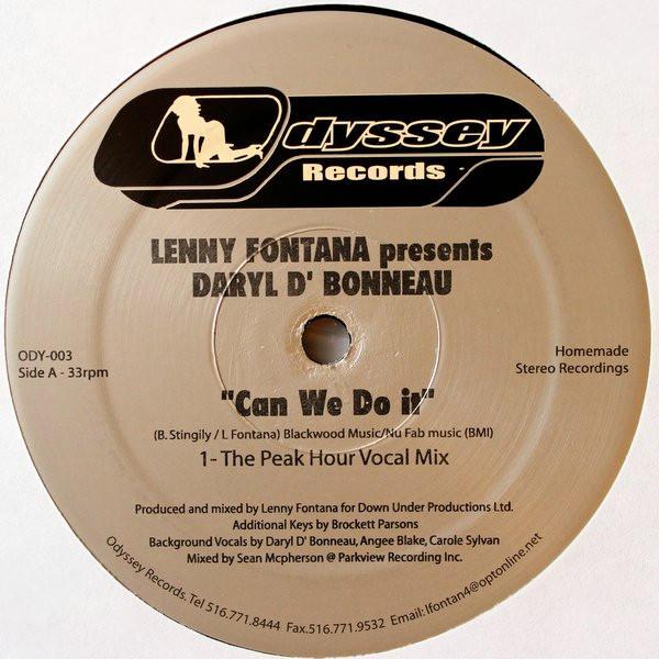 Lenny Fontana, Darryl D'Bonneau - Can We Do It