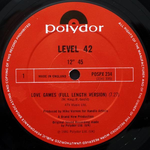 Level 42 - Love Games