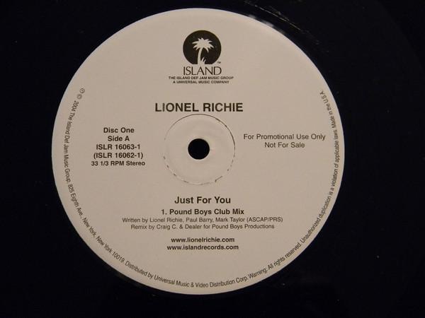 Lionel Richie - Just For You - The Dance Remixes