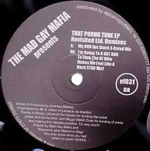 Mad Gay Mafia - That Porno Tune EP