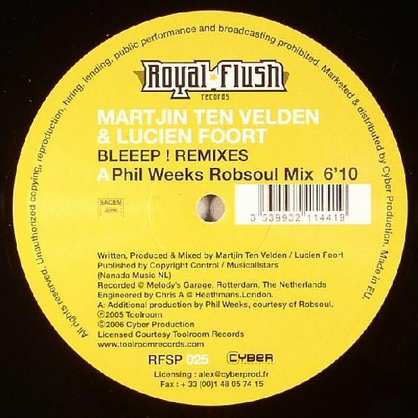 Martijn ten Velden, Lucien Foort - Bleeep! (Remixes)