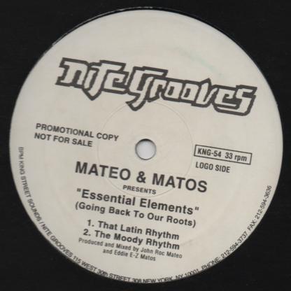 Mateo & Matos - Essential Elements (Going Back To Our Roots)