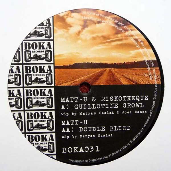 Matt U, Riskotheque - Guillotine Growl / Double Blind
