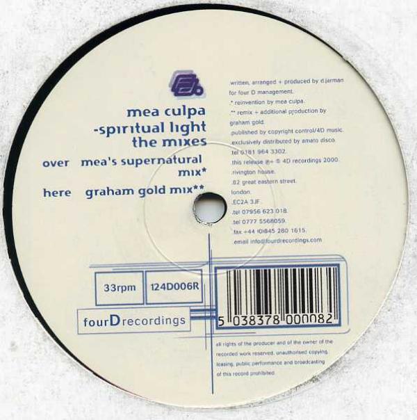 Mea Culpa - Spiritual Light (The Mixes - Disc 2)