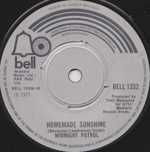 Midnight Patrol - Homemade Sunshine