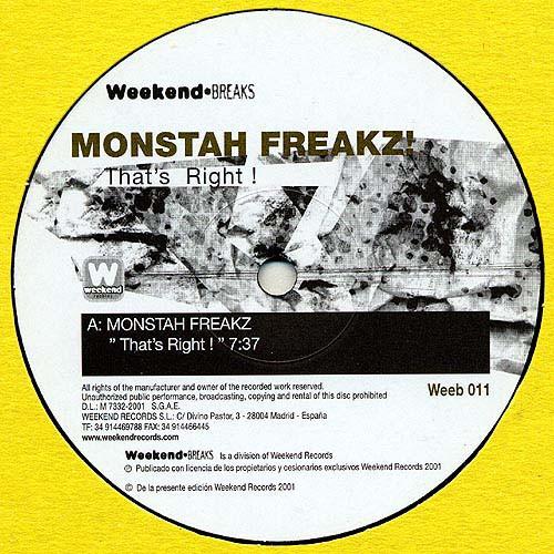 Monstah Freakz - That's Right!