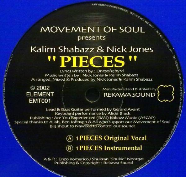 Movement Of Soul, Kalim Shabazz, Nick Jones - Pieces