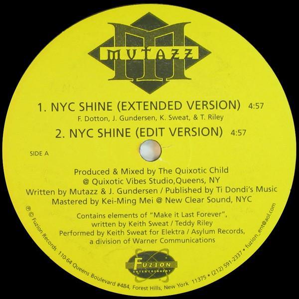 Mutazz - NYC Shine / Seven