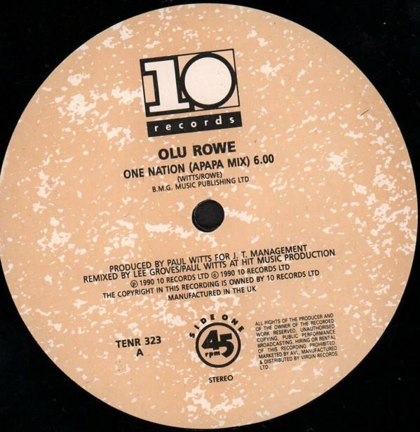 Olu Rowe - One Nation (Apapa Mix)