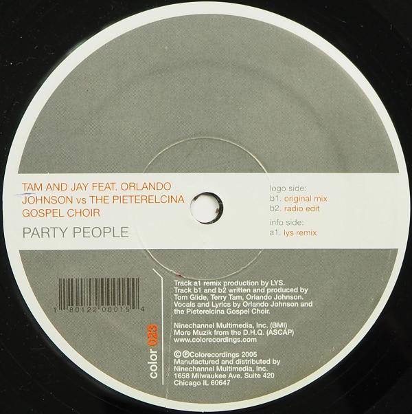 Orlando Johnson, Tam & Jay, The Pieterelcina Gospel Choir - Party People
