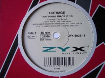 Outrage - That Piano Track / Drives Me Crazy
